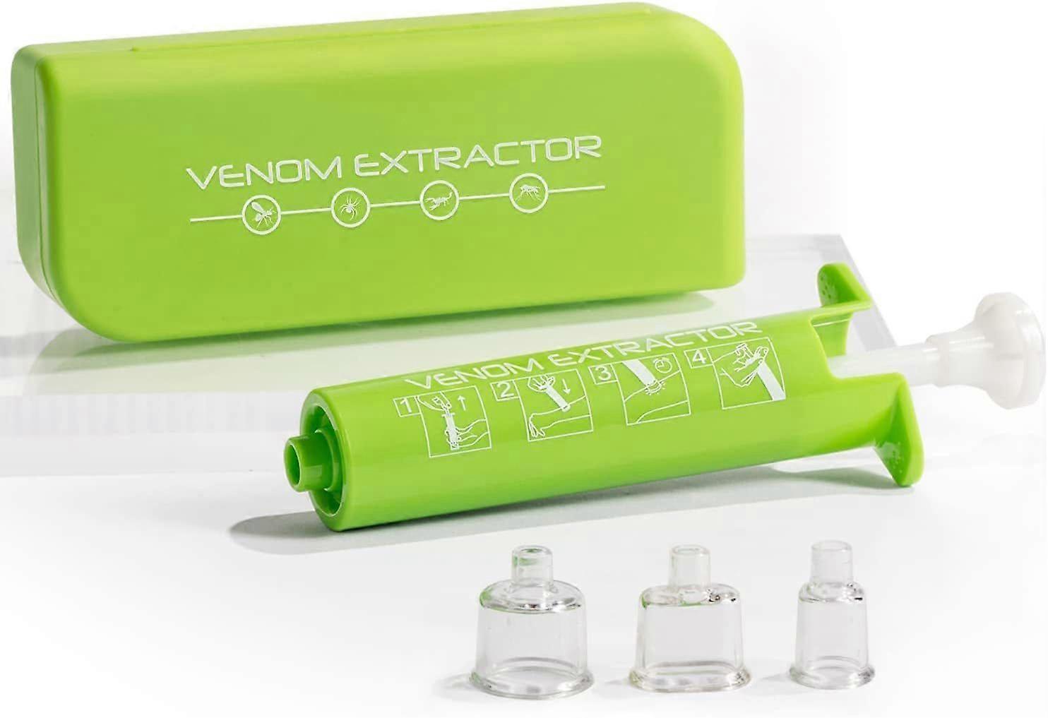 Bites Relief Suction Tool, Vacuum Venom Extractor for Mosquito Bee Snake Bite, Itch Relief Venom Sucker Emergency Poison Remover for Hiking,Chemical F