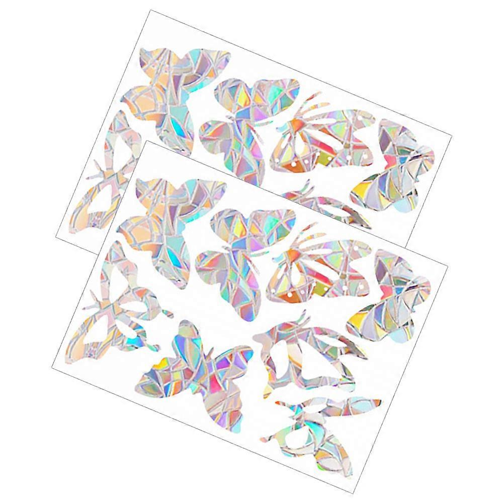 Rectangular Static Glass Cling For Kitchen Windows 29X22CM Lightweight Anti Collision 2Sheets