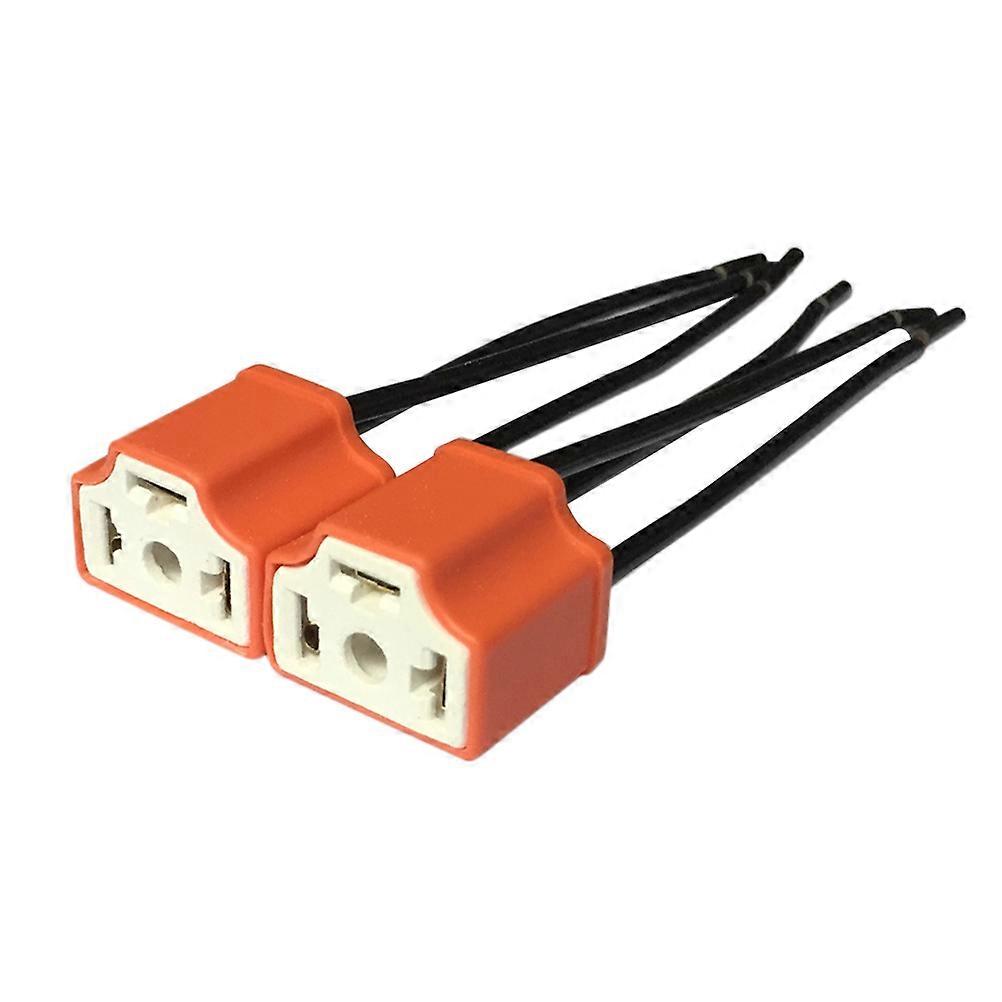 2Pcs Ceramic Relay Base Holder for Auto Car 12V 10A Relay Headlamp Relay