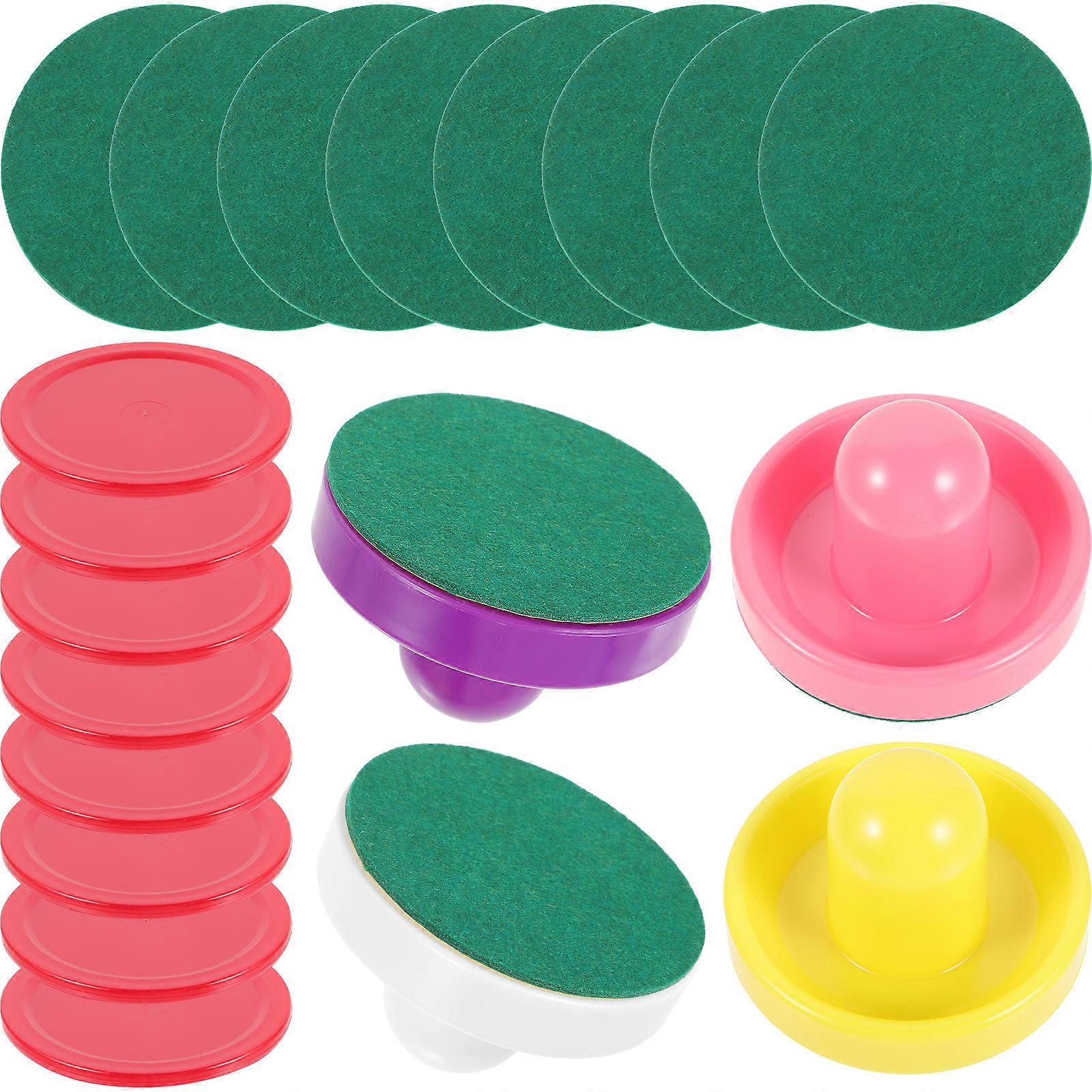 Hockey Game Accessories 1 Set Indoor Playing Round Pucks Smooth Design Family Game Room