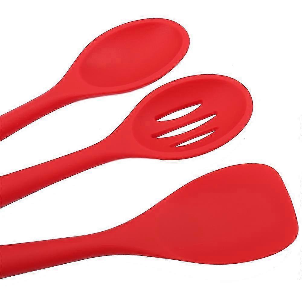 Calypso Basics Melamine Utensil Set, -Piece, Red