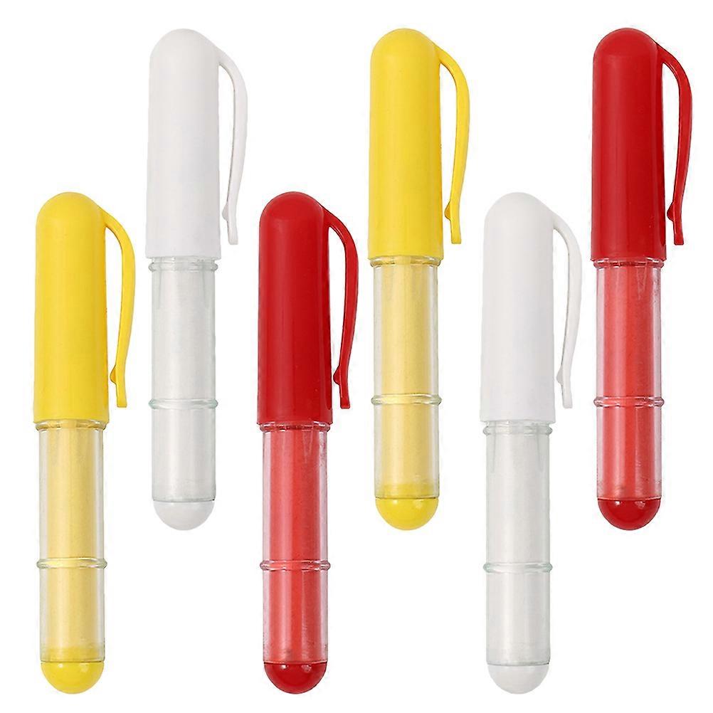 Tailors Sewing Marking Chalks Pen-Style Tailor Chalk Marker for Fabric Marking 6Pcs