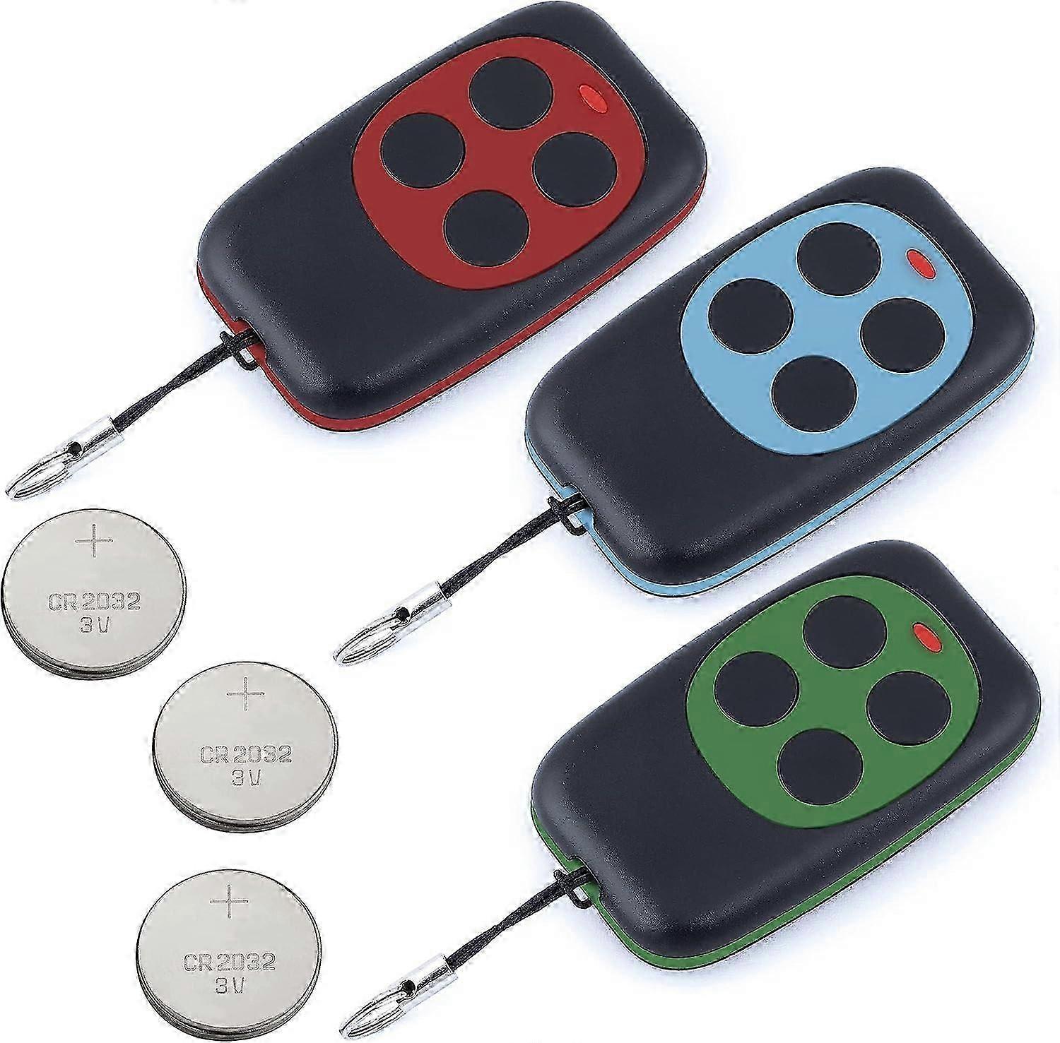 Universal Gate Remote Control with 433.92 MHz frequency for Wide Range Automatic Gate. Elegant programmable fixed code remote control, battery include