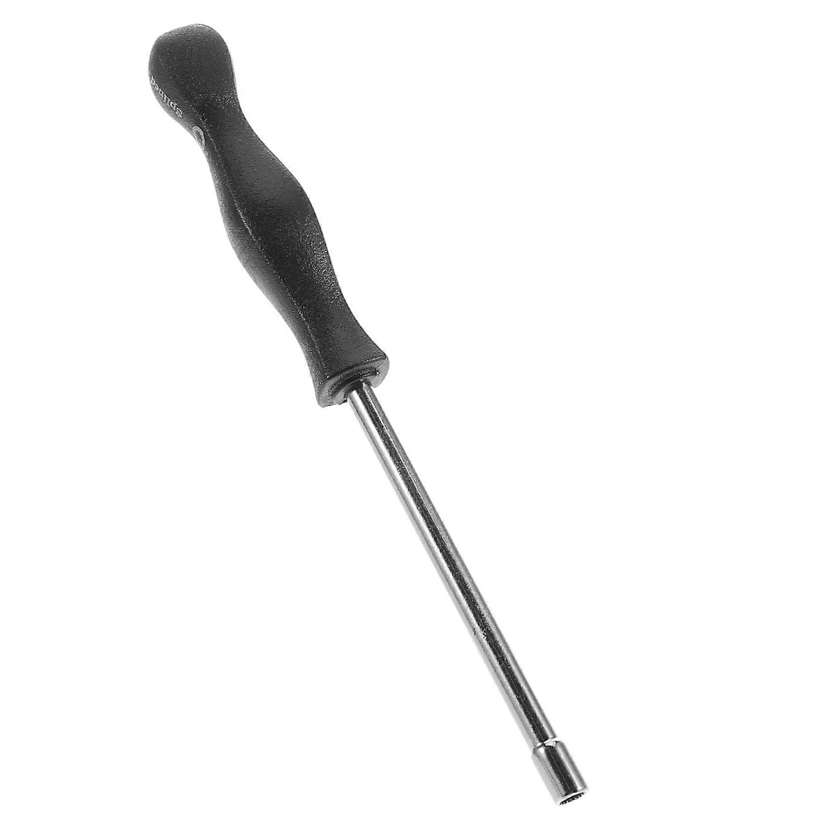 Carburetor screwdriver with teeth, adjustment tool for small engines.