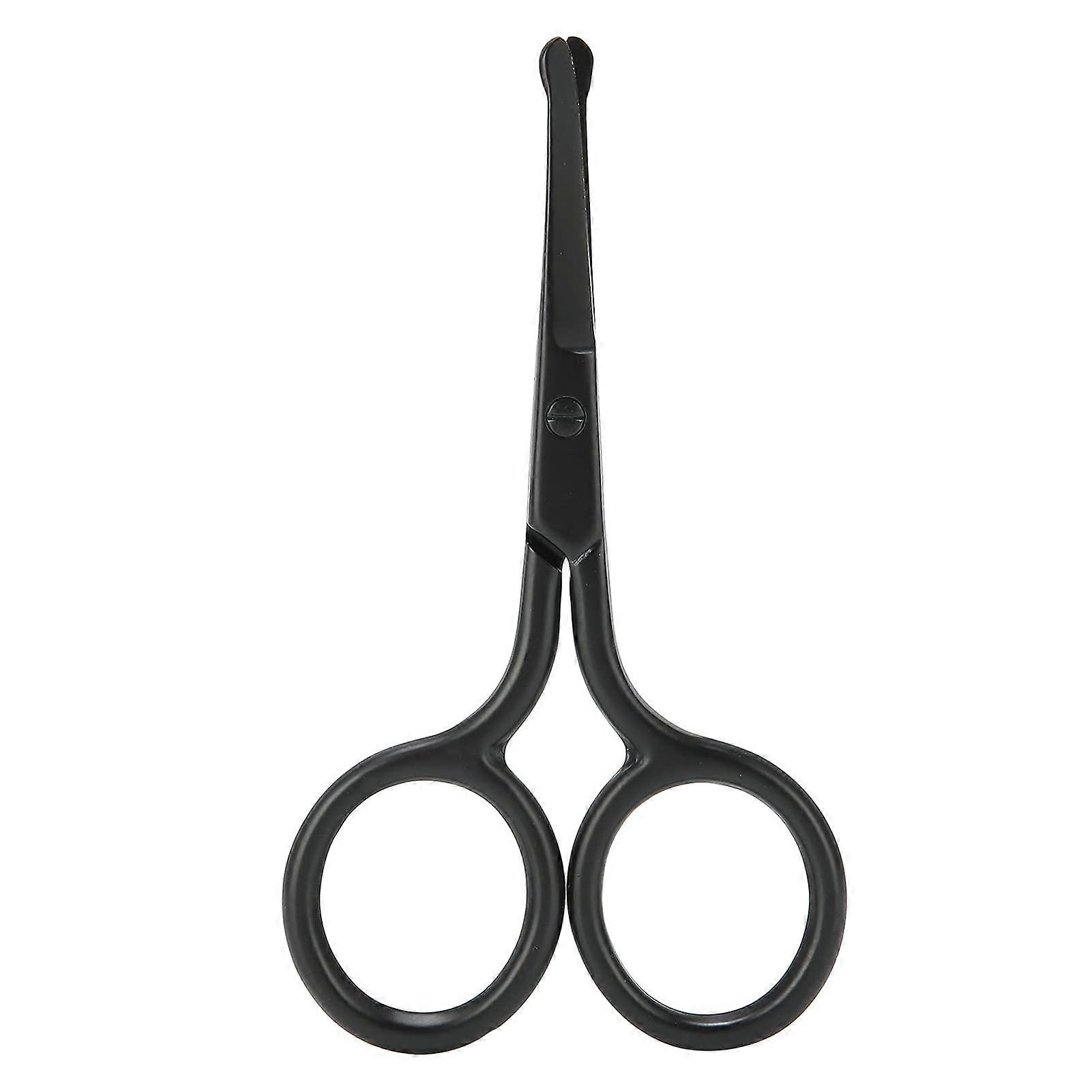 Nose Hair Scissors with Round Tip for Precision Cutting, Ideal for Nose, Eyebrows, Facial Hair, Moustache, and Beard