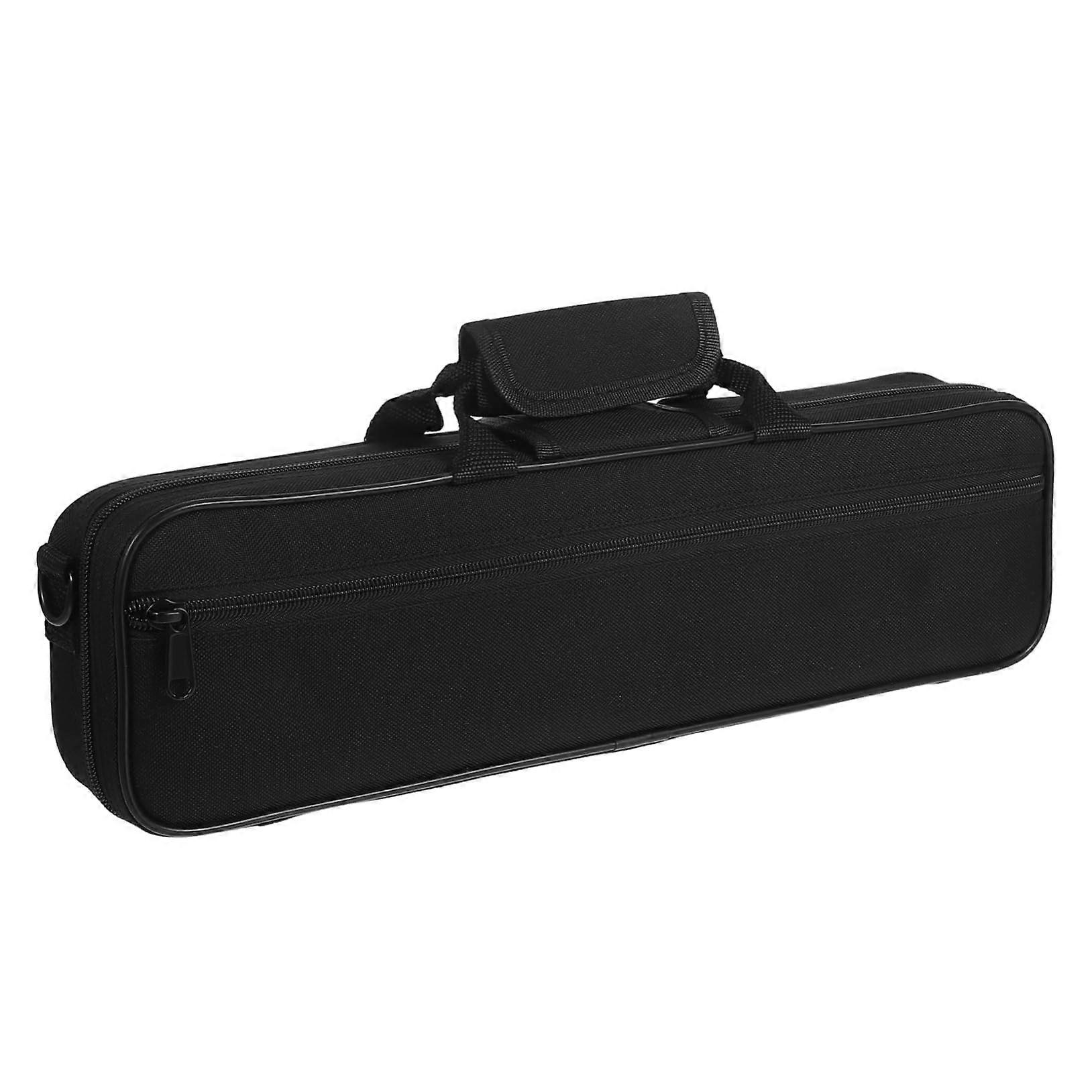 Flute Case Waterproof Oxford Instrument Storage With Adjustable Shoulder Strap Protective Bag For Musicians On The Go