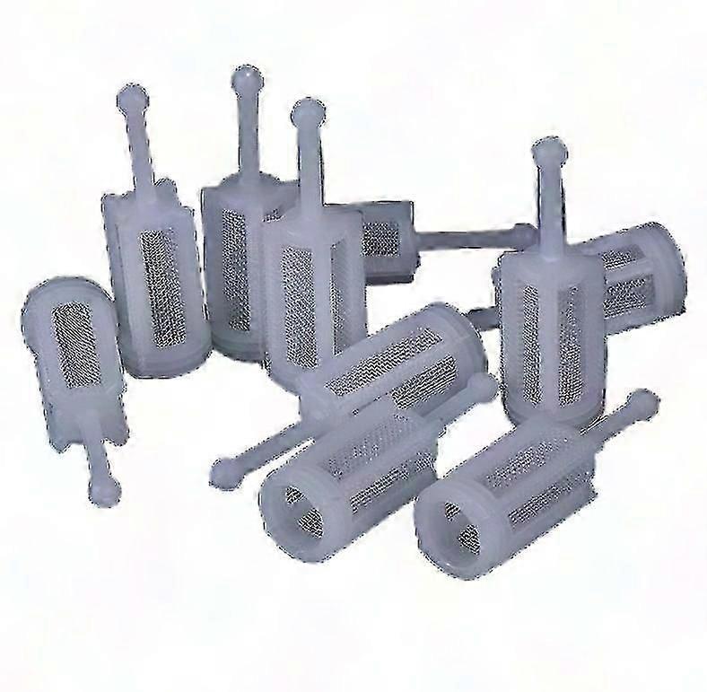 10pcs Plastic Gravity Spray Gun Filter Pot 11mm Dia for Paint Spraying