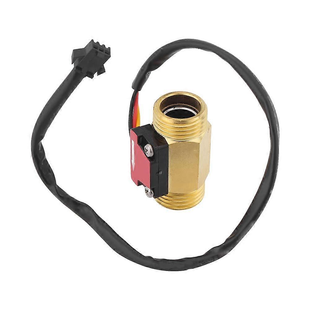 Water Flow Switch, High-Precision Copper Magnetic Flow Sensor, Durable Construction for Lasting Performance, For Home Office Flow Sensors