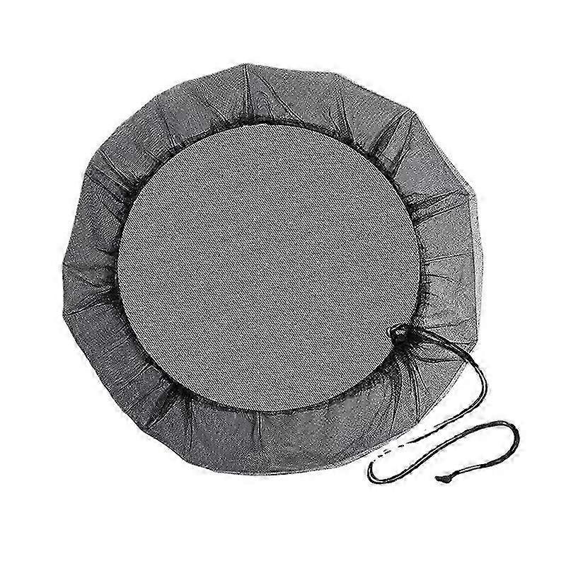 2pcs 39 Inch Rain Barrel Netting with Drawstring, Bucket Tank Protector for Preventing Leaf Fall on Outdoor Garden Eaves