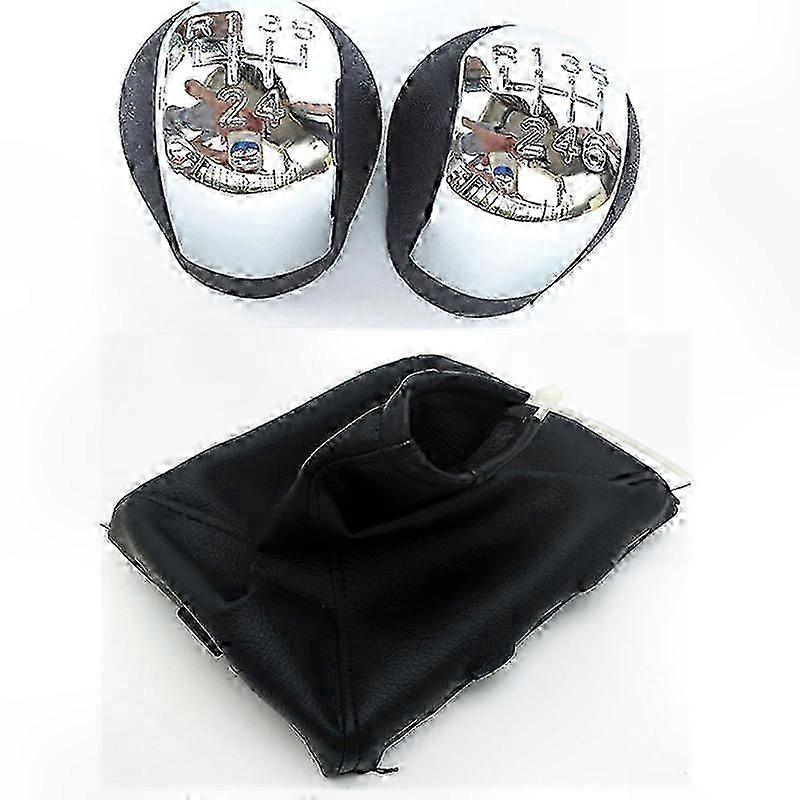5/6 Speed Manual Car Gear Shift Knob Gaiter Boot Cover Collar Case Compatible with Certain Models from 2002 to 2005