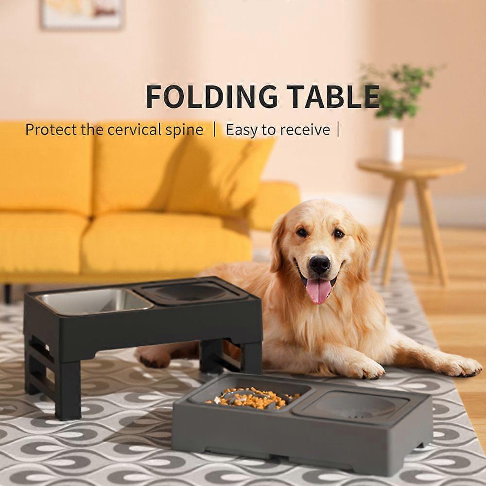 Pet Folding Table Bowl for Pets Compact and Travel-Friendly