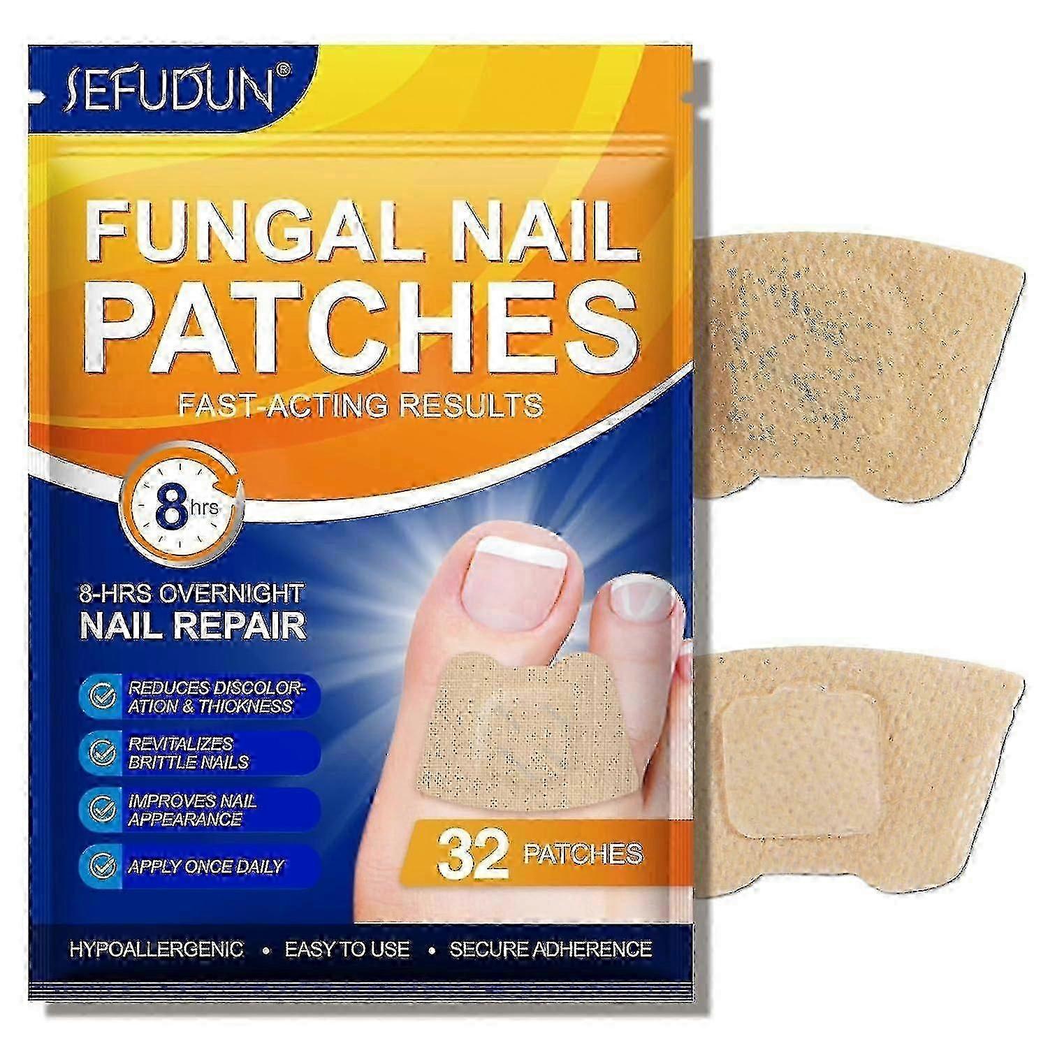 Fungal Nail Patches,multi-purpose Toenail Repair Treatment Pads For Restores Damaged Nails And Appearance Of Discolored