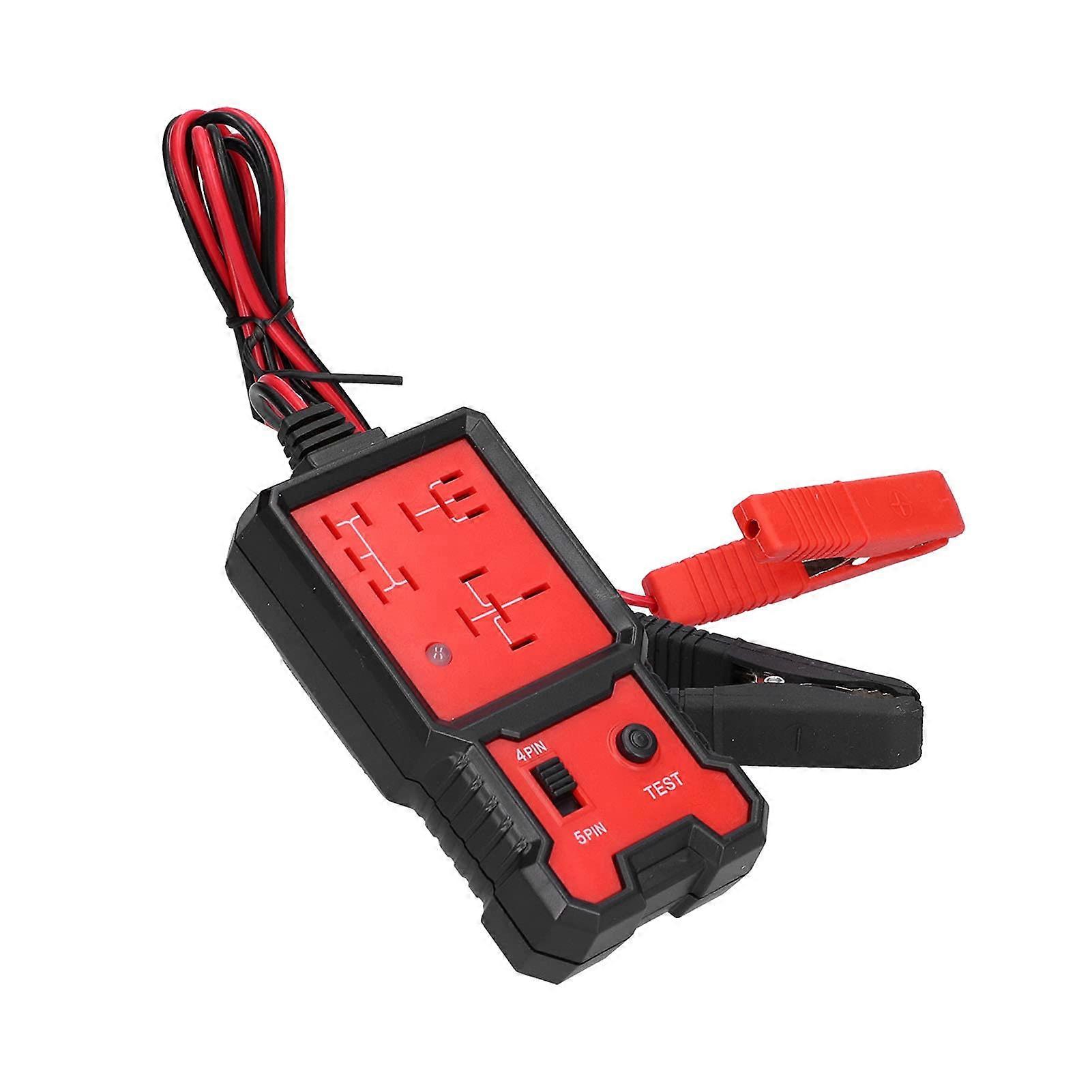 Relay Tester 11-15V ABS Material Small Size Battery Checker Tool for Industrial Equipment Relay Analysis