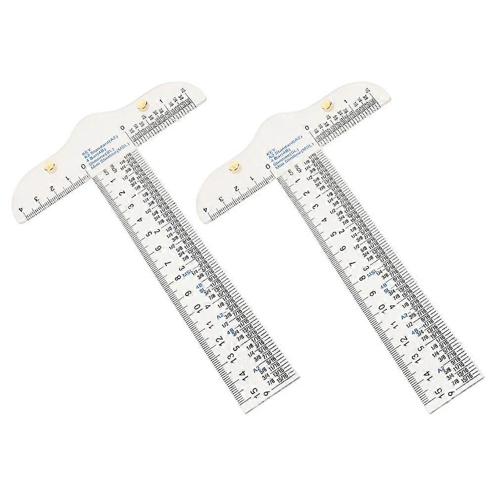 Here's a refined product description for your **Clear Acrylic T Shaped Ruler**:
### **2pcs Clear Acrylic T Shaped Ruler – Precision Drafting &