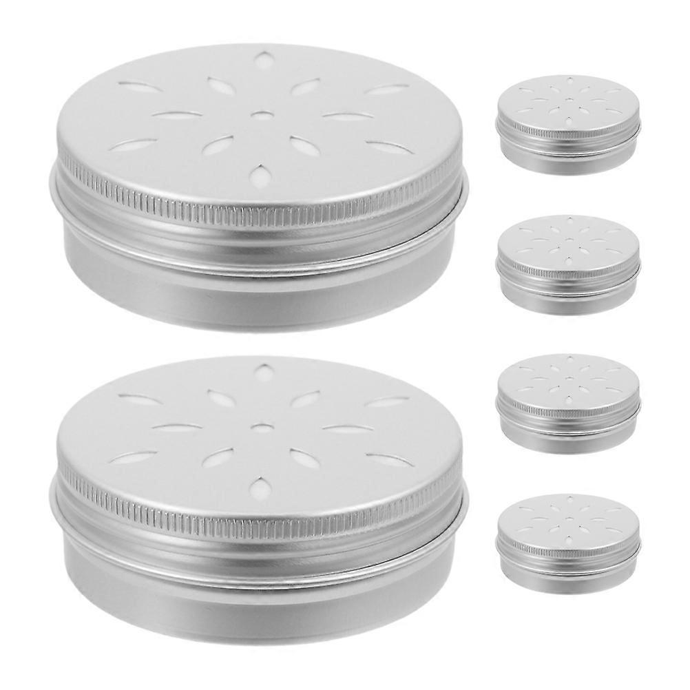 Cosmetic Packaging 6Pcs Aluminum Box For Skincare Users Travel Friendly Lightweight