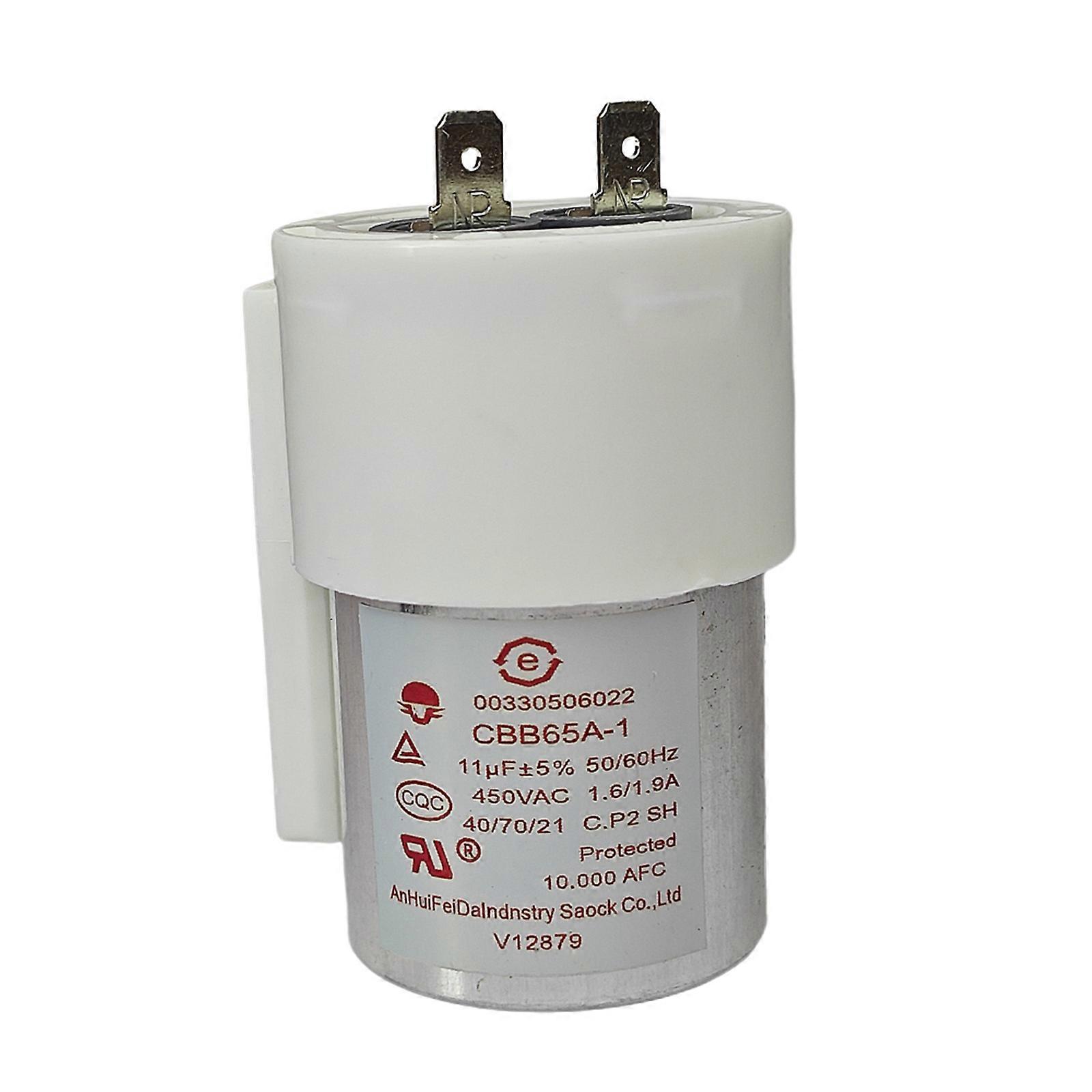 Fully Automatic Washing Machine Capacitor Motor Start Capacitor 11uf 450V CBB65A-1 for Haier Little Prodigy