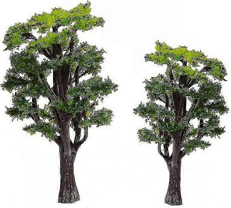 12pcs Model Trees Train Railways Architecture Landscape Scenery Scale 1:50 (Green)
