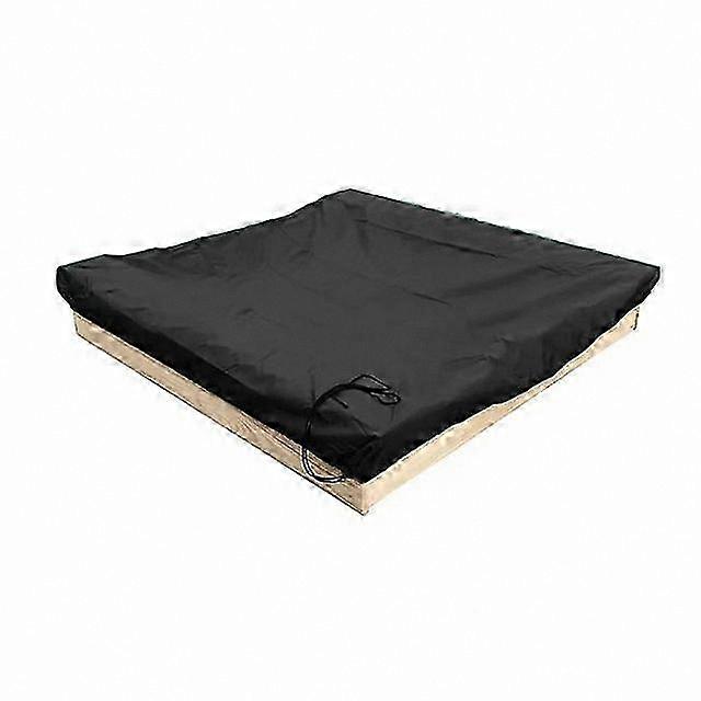 Square Sandpit Cover with Drawstring - Dustproof and Rainproof Protective Canopy for Sand and Toys