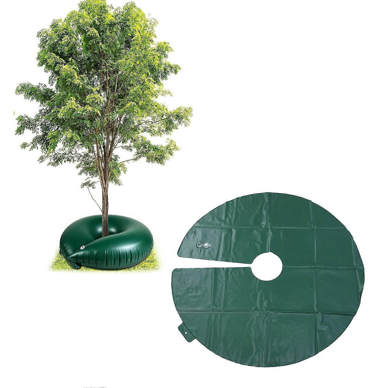 Tree Watering Ring 10 Gallon PVC Drip Irrigation 23.6in Diameter
