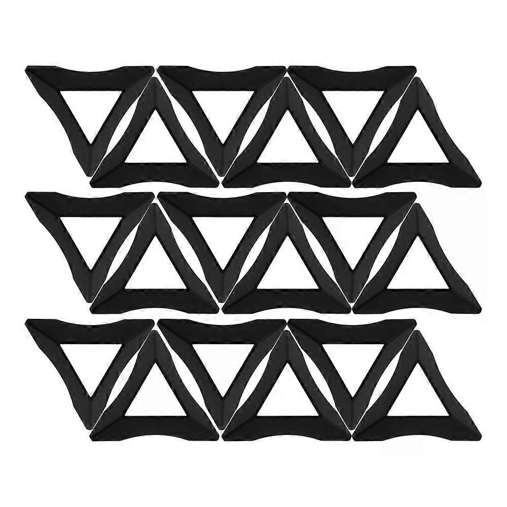 Cube Display Stand, 18 Pcs Plastic Tripod Base Holder for Collection Display