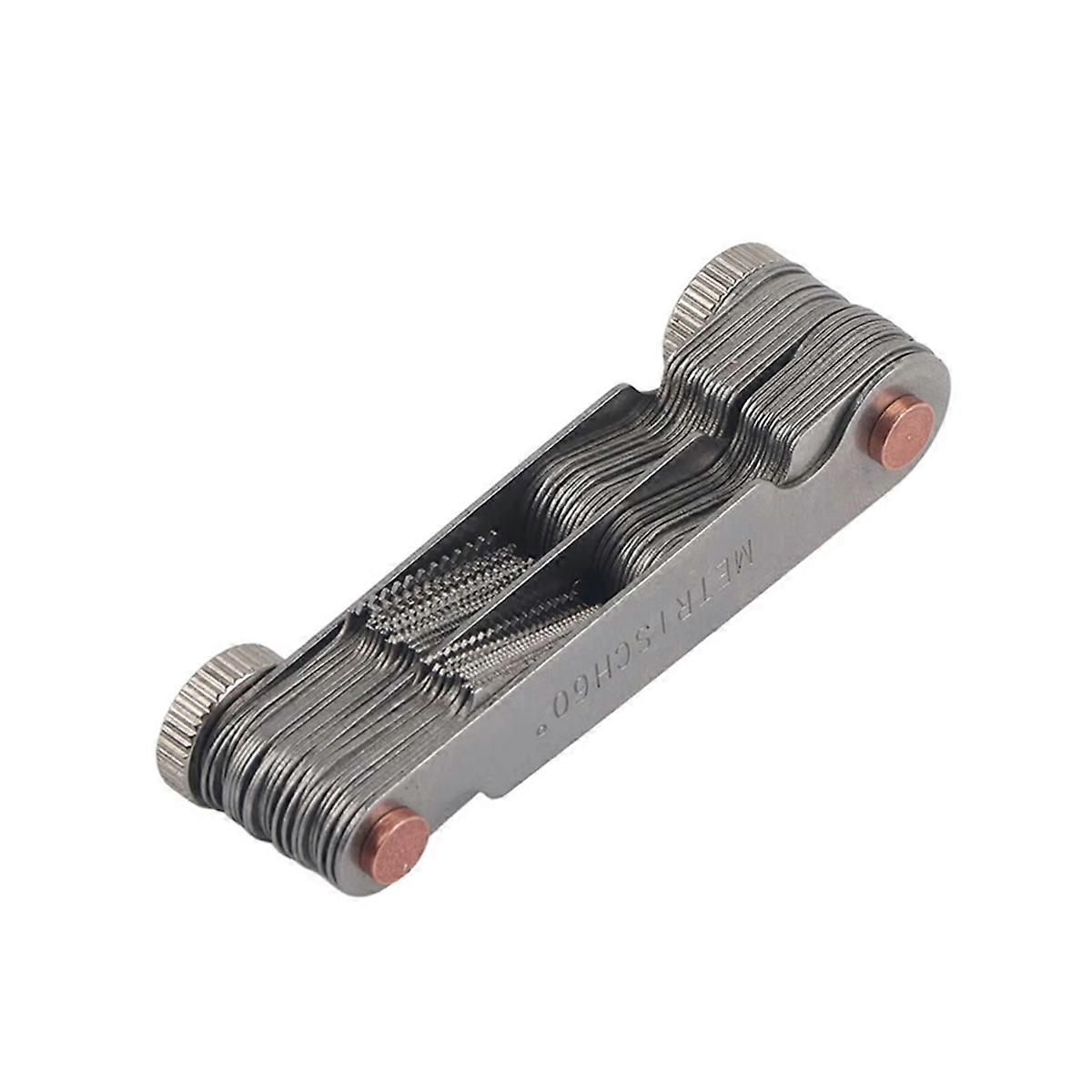 Thread Plug Gage 60 and 55 Degree Screw Pitch Measuring Tool B