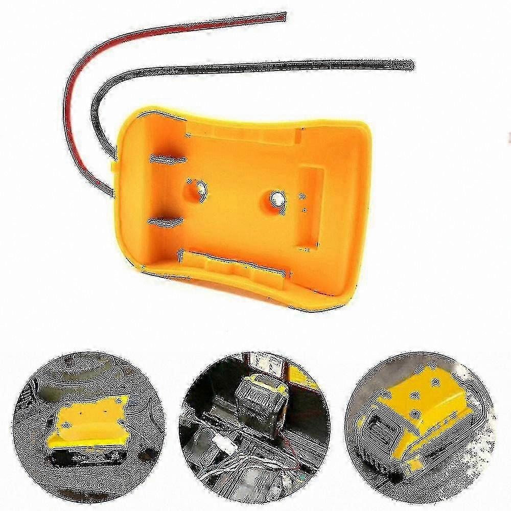 18V Battery Adapter Dock Holder for Power Tools with Connector Mount Compatibility