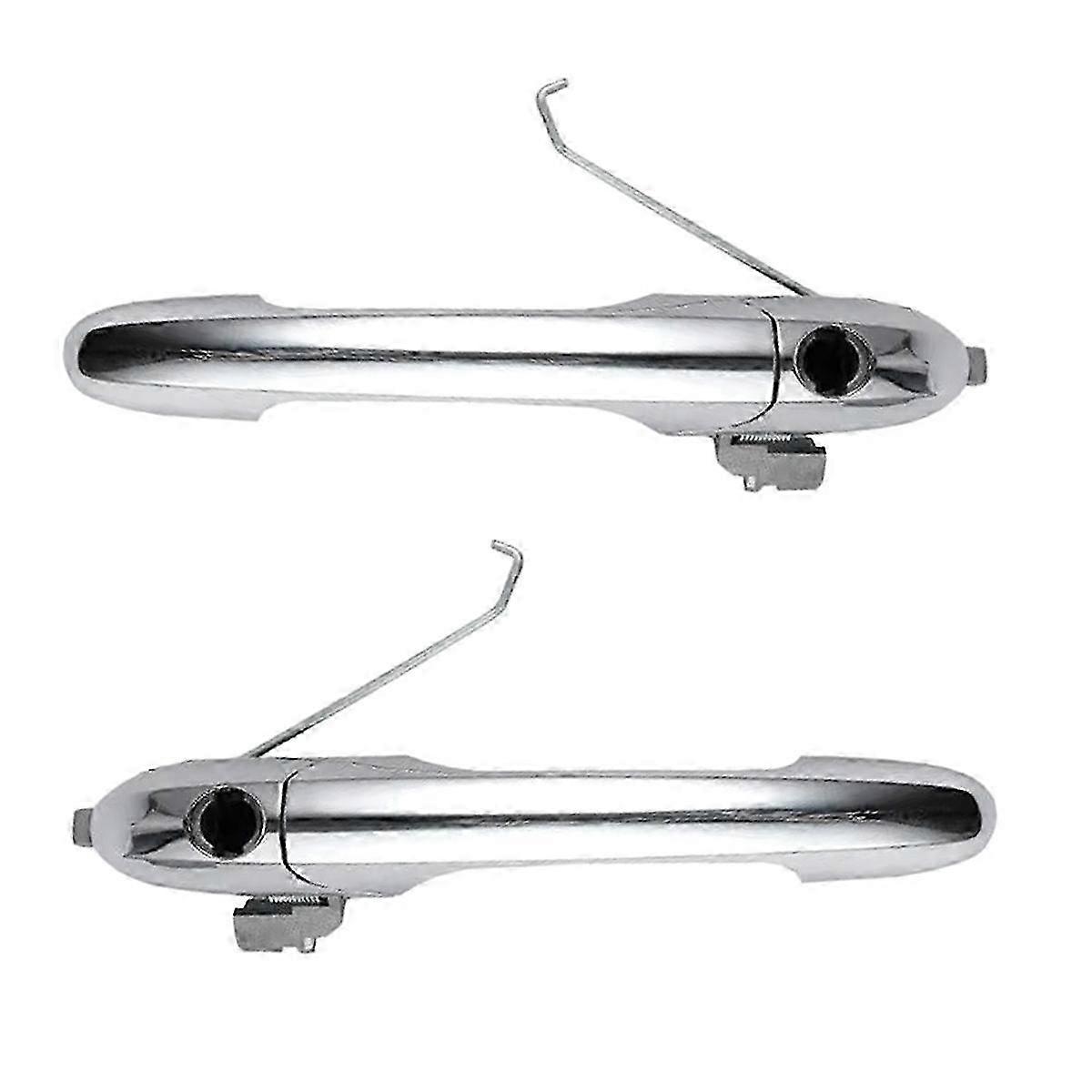 Chrome Outer Door Handle for Fiat 500 2007-2020 RHD