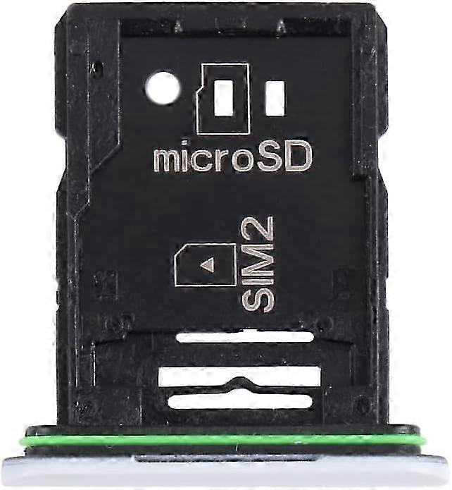 Sony Xperia 10 III Original SIM Card Tray - White, for SIM / Micro SD Card Use