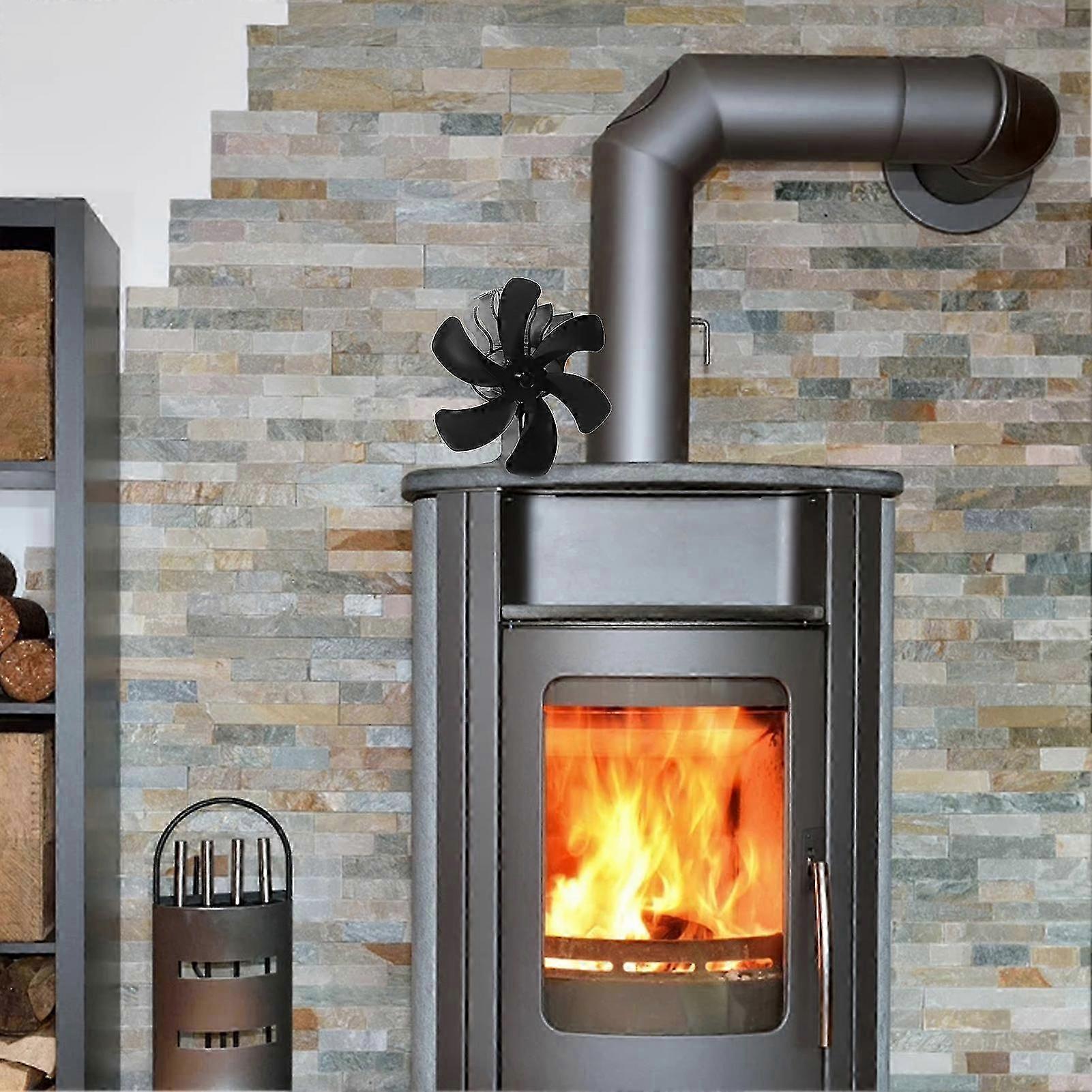 2025 Τζάκι καύσης ξύλου Silent Motors Heat Powered κυκλοφορεί ζεστό / θερμαινόμενο αέρα Eco ανεμιστήρα σόμπα για σόμπες αερίου / pellet / ξύλου / κούτσουρων