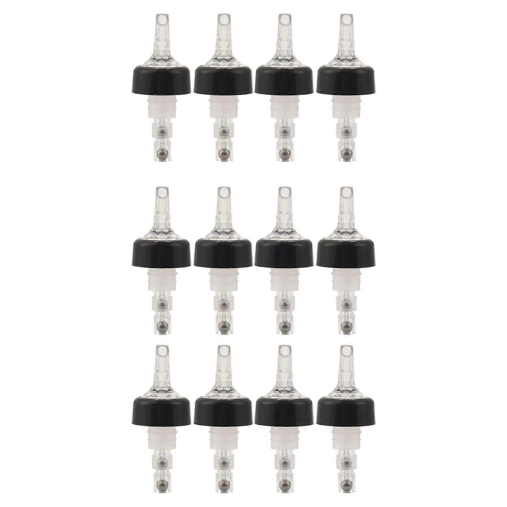 12 x 25 ml transparente Quick Shot-Ausgießer mit automatischer Messfunktion