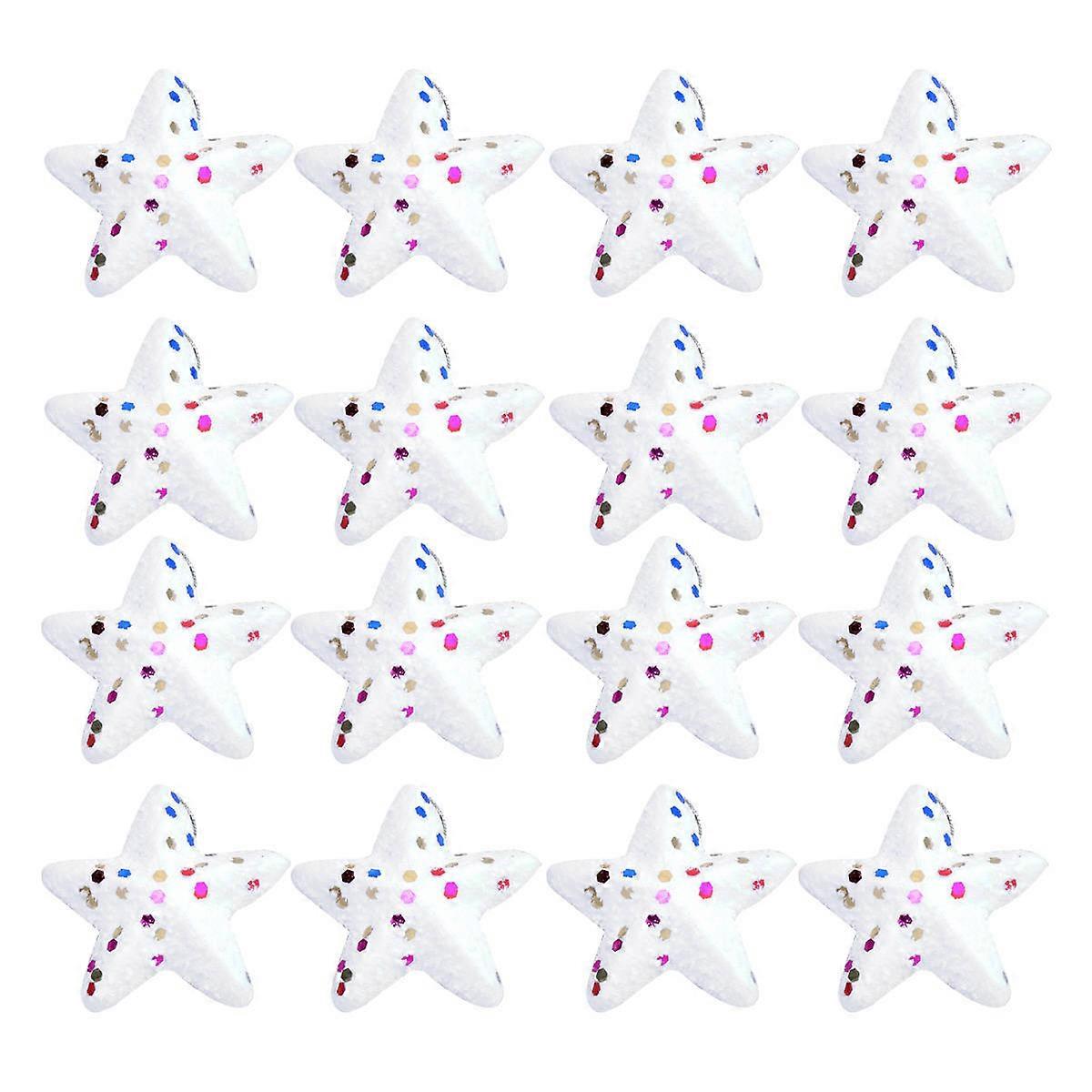 Five-Pointed Star Decorative Hanging Ornaments 30Pcs Home Decoration For Christmas Day New Year's Day