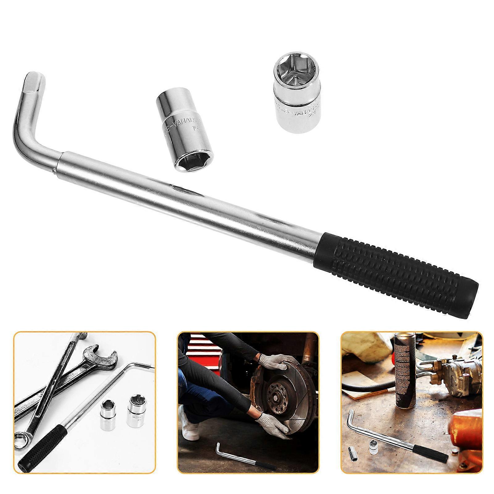 Car Tire Wrench Multifunctional Vehicle Tyre Remover Spanner Regular Tire Maintenance 1Set