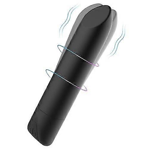Bullet Vibrator HJK6 10 Modes, Quiet, Waterproof, Mini Size, Black Handheld Massager For Foot Relax