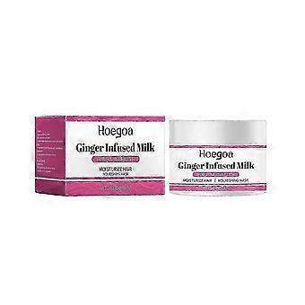 Hoegoa Ginger Milk Máscara Hidratante Capilar Previne o Frizz do Cabelo Seco e Suaviza o Cabelo