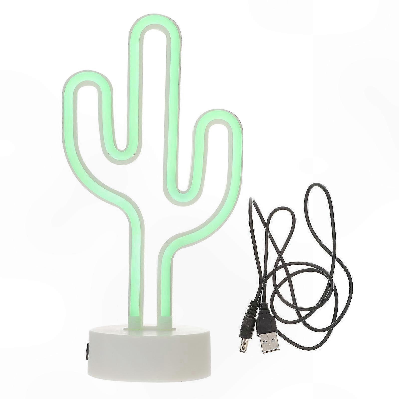 Aesthetic Table Lamp with Neon Design for Home Decor and Photography Lighting USB Powered 1 Set