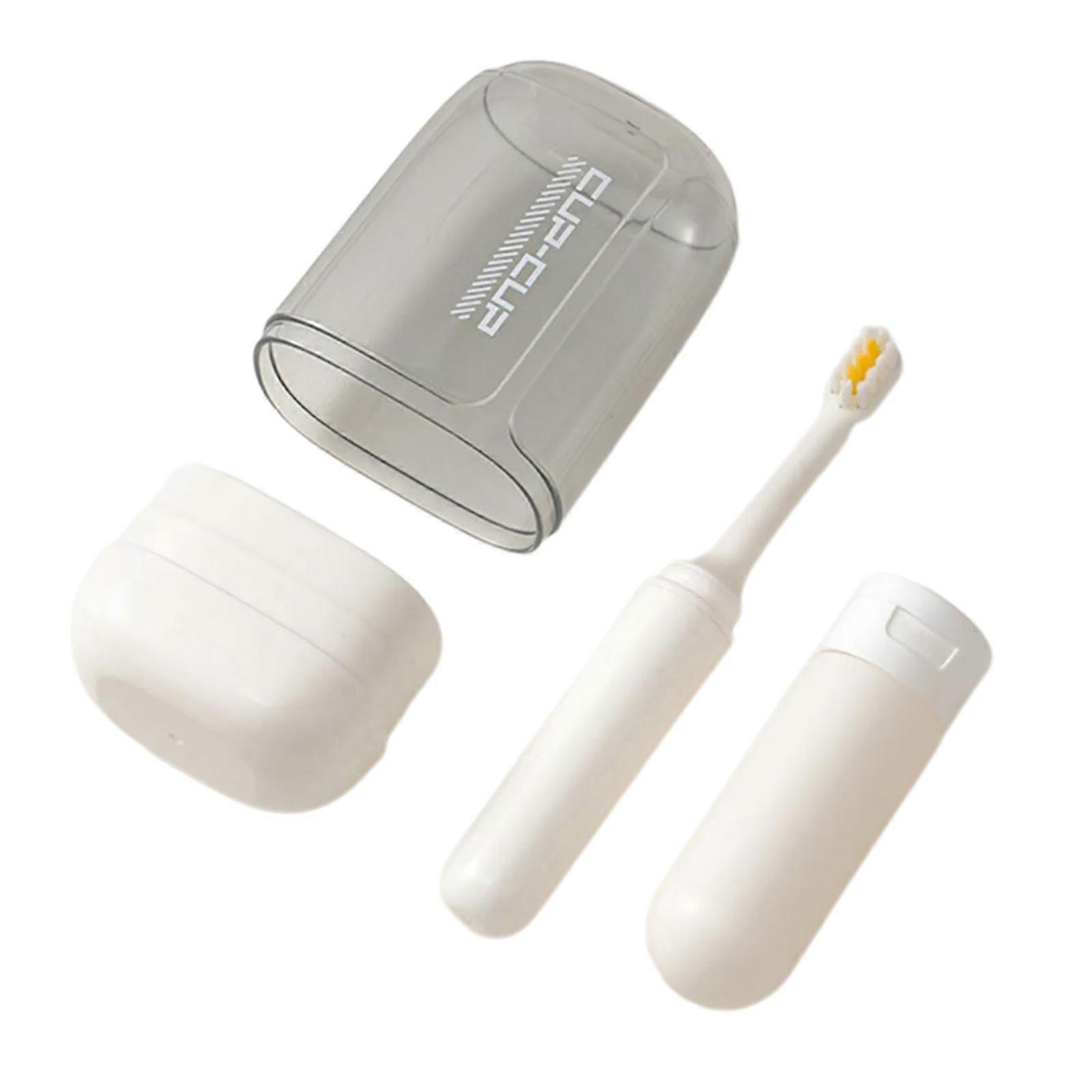 Lightweight Mouthwash Cup Simple Toothbrush Cup Feature Compact Storage For Travel Creamy