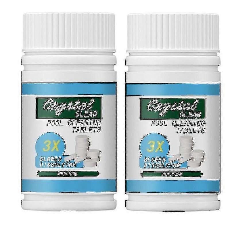 200 قطع الكلور أقراص متعددة الوظائف التطهير الفوري لحوض حمام السباحة سبا