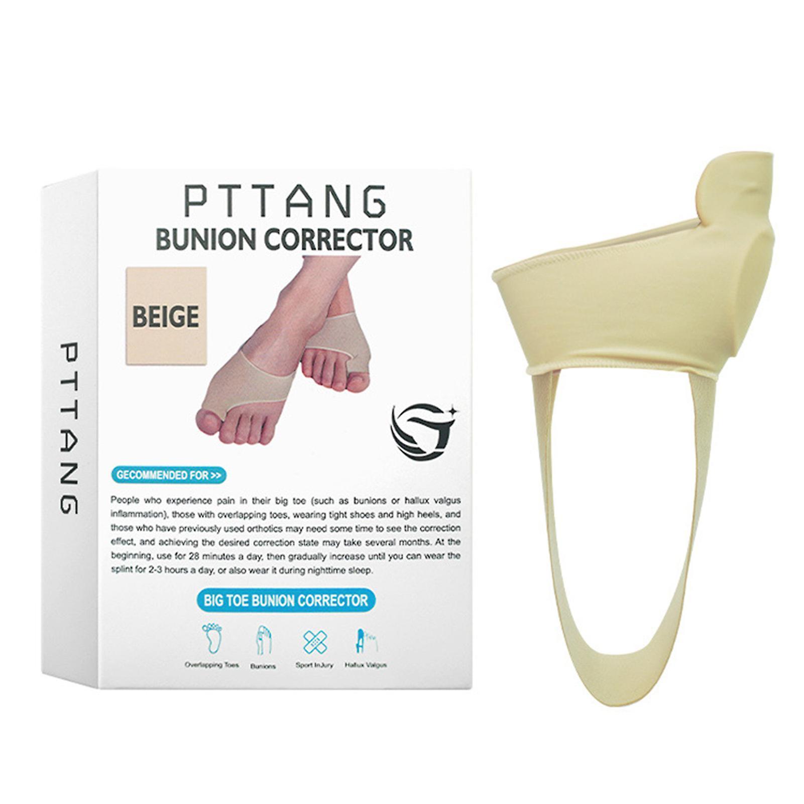 Corrector Socks Beige Toe Separators for Hallux Valgus Relief with Silicone