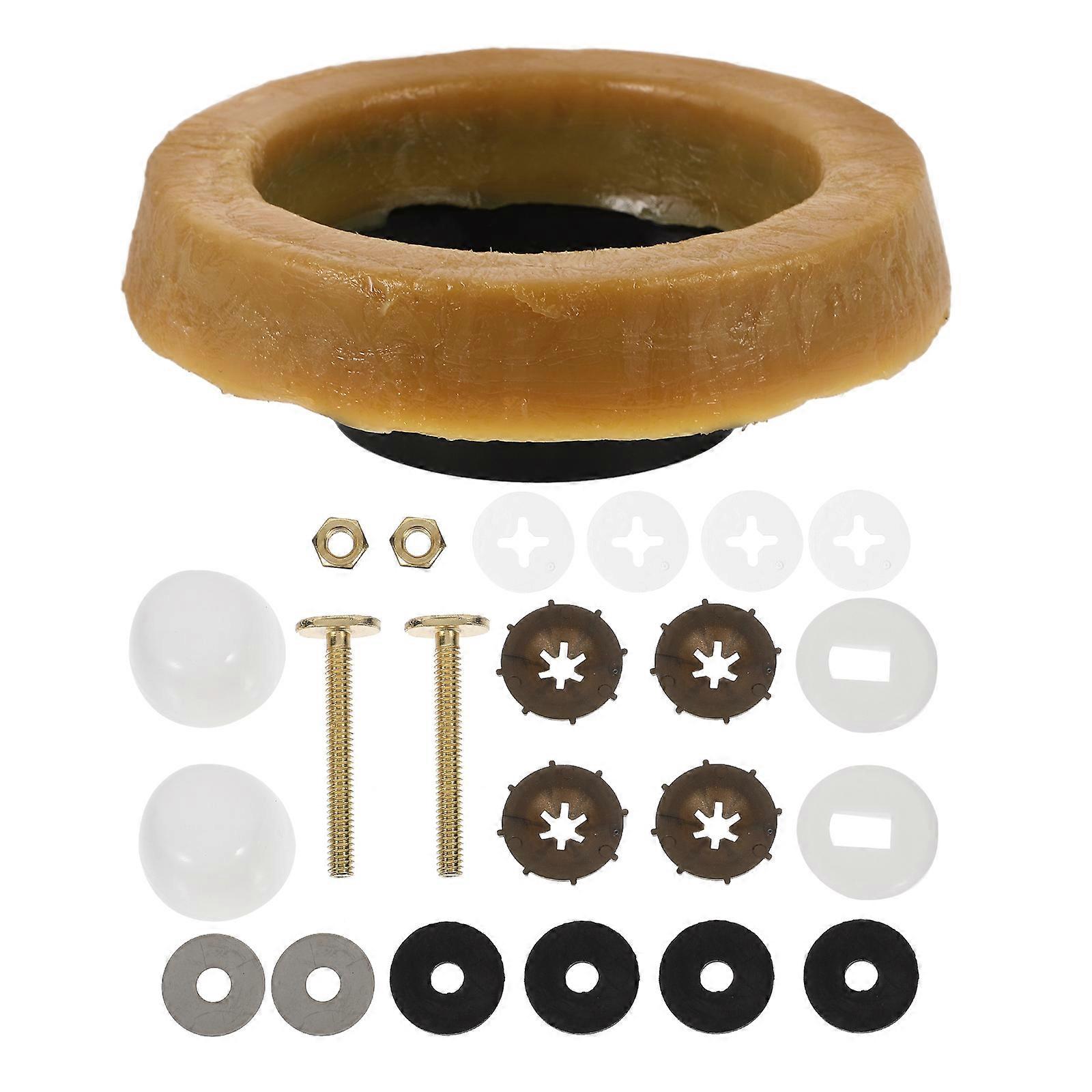 Toilet Bowl Gasket for Sealing Thickened Toilet Seal Flange 2Sets