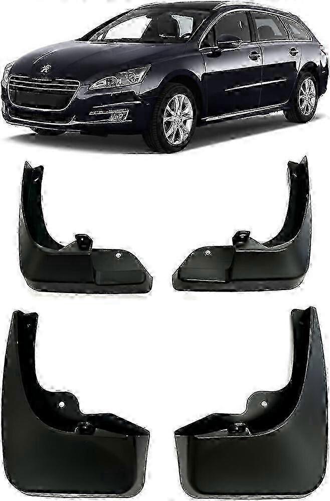 Genuine Front and Rear Mud Flaps Splash Guards for Peugeot 508 SW 2010-2017 Models