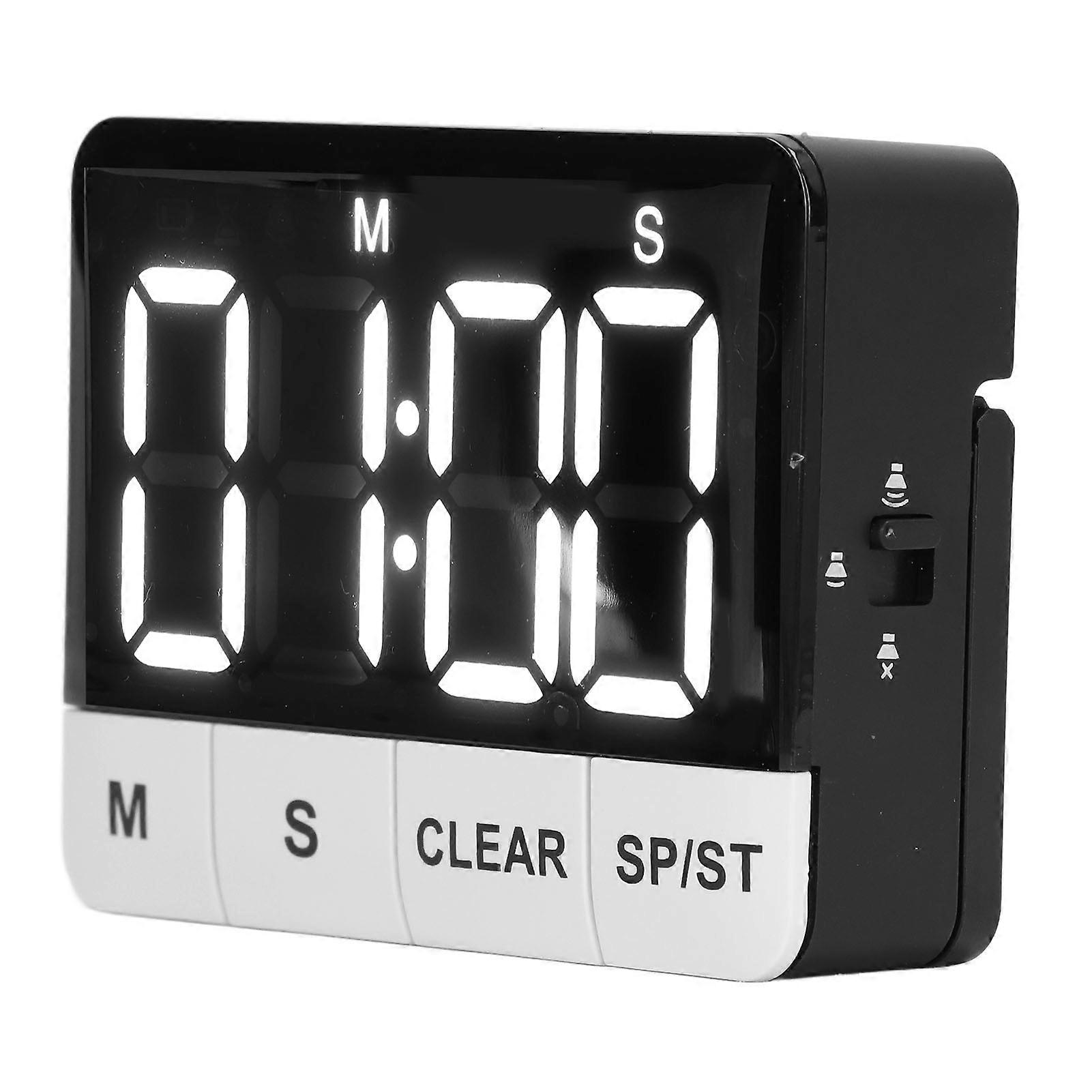 Digital LED Countdown Timer with Back Magnet for Time Management