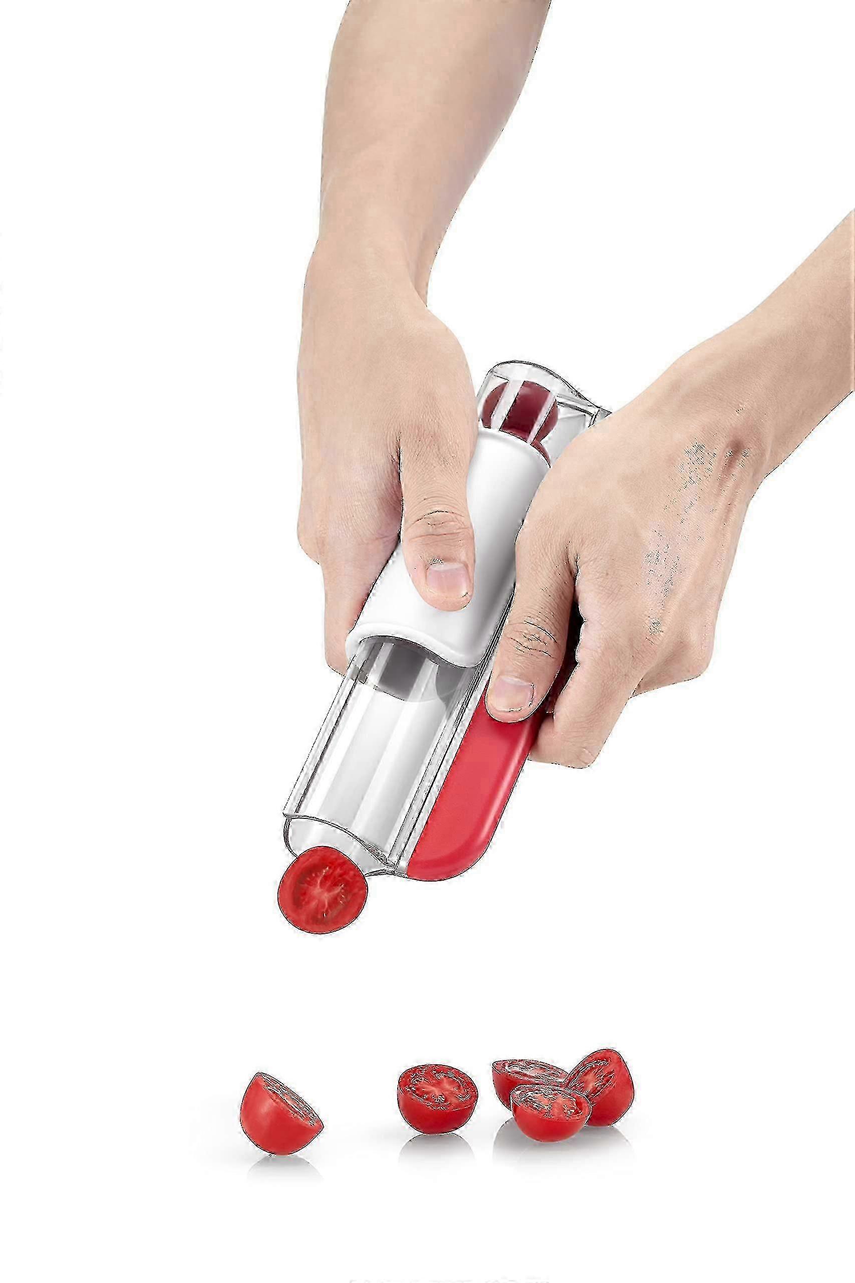 Tomato Slicer Zip Slicer Grape Cutter Tomato Cutter Grape Slicer Strawberry Vegetable Salad Slicer