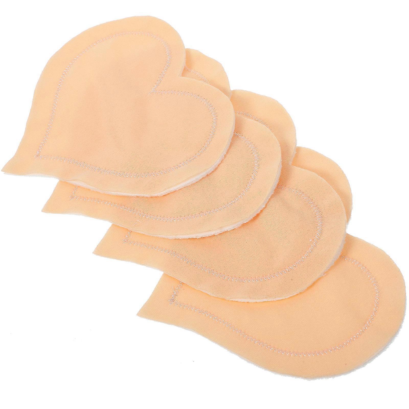 Reusable Nursing Pads 2 Pairs Heart-Shaped Daily Use For Women Breathable Prevent Milk Leakage