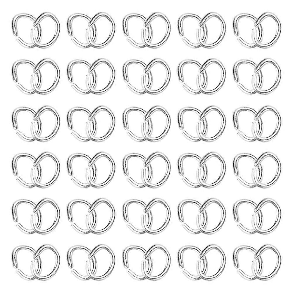 Copper Open Jump Rings for Jewelry Making Accessories 600Pcs Silver