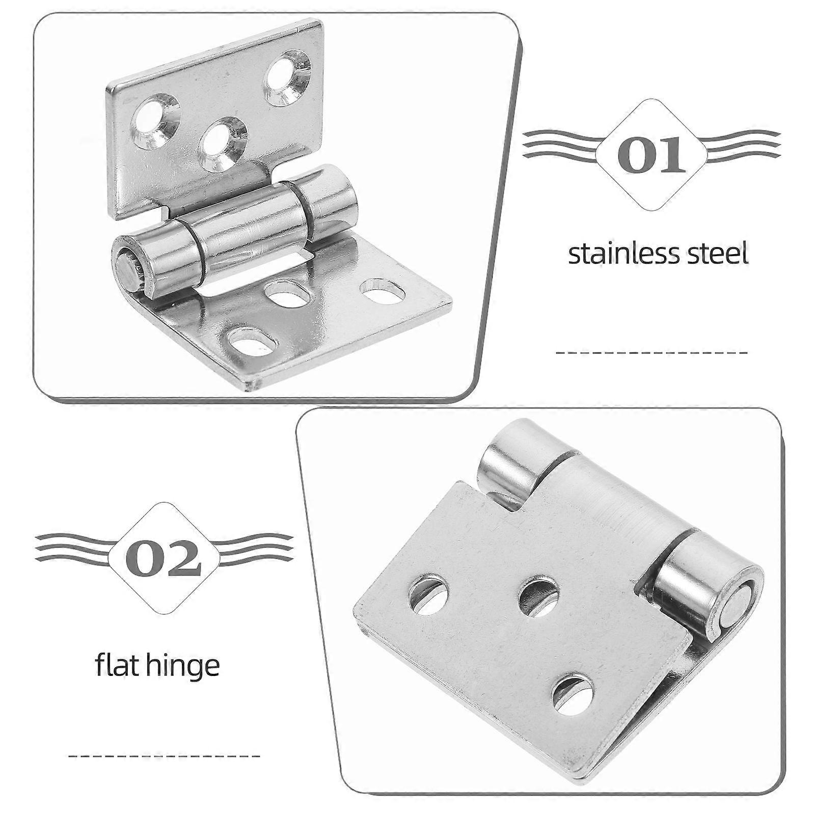 Door Hinge Small Gate Hinges Metal Replacement Accessories 2Pcs for Door Use