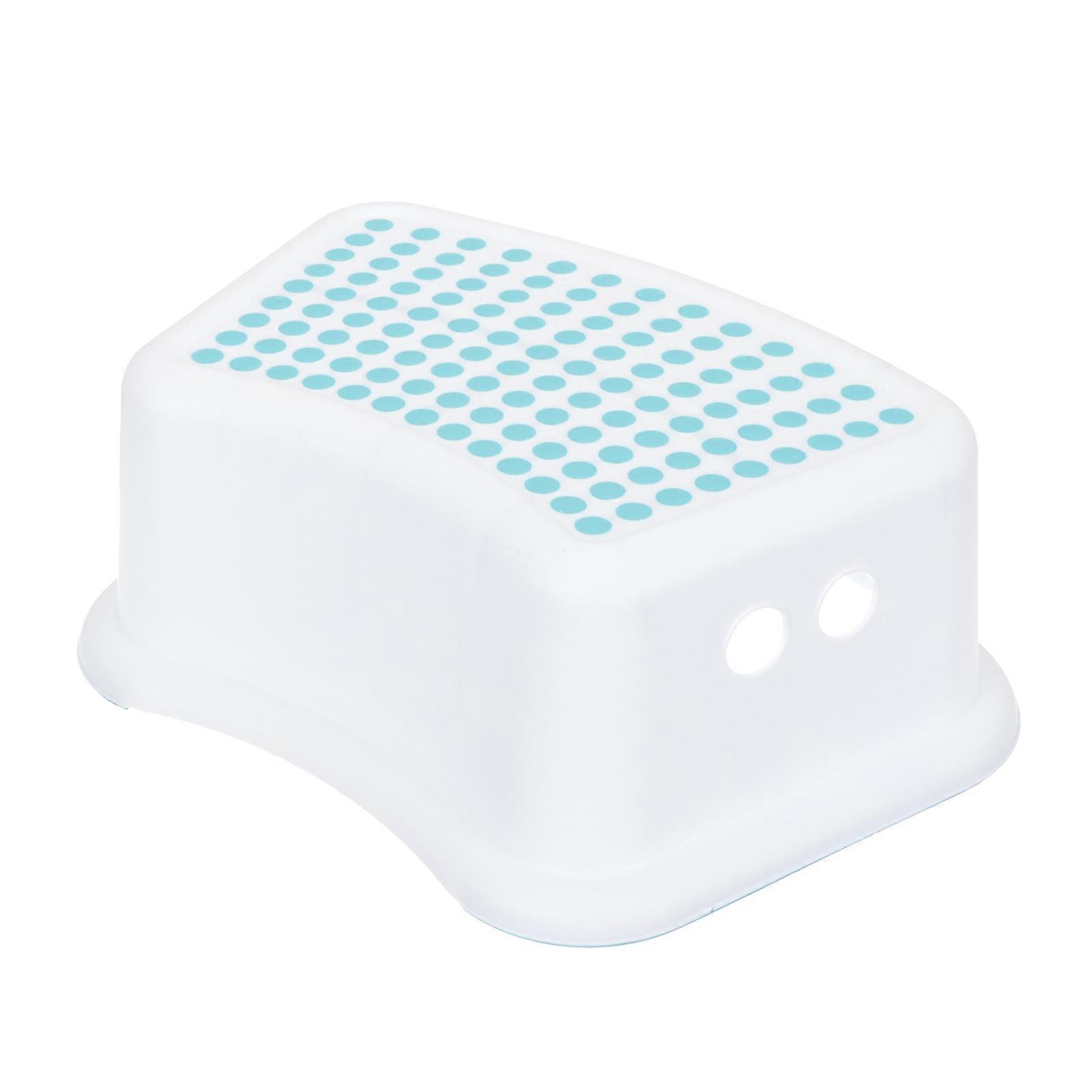 Anti-Skid Foot Pad Blue Rectangular for 1Pcs Daily Routine Bathroom Accessory