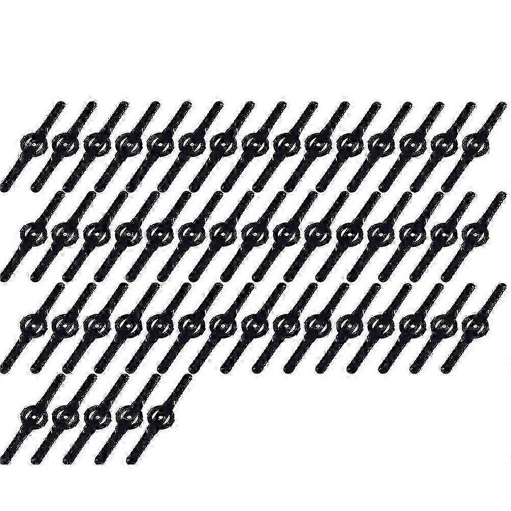 50pcs Plastic Grass Trimmer Blades Lawn Mower Blade Cordless Trimmer Garden Tool Lawn Mower Trimmer