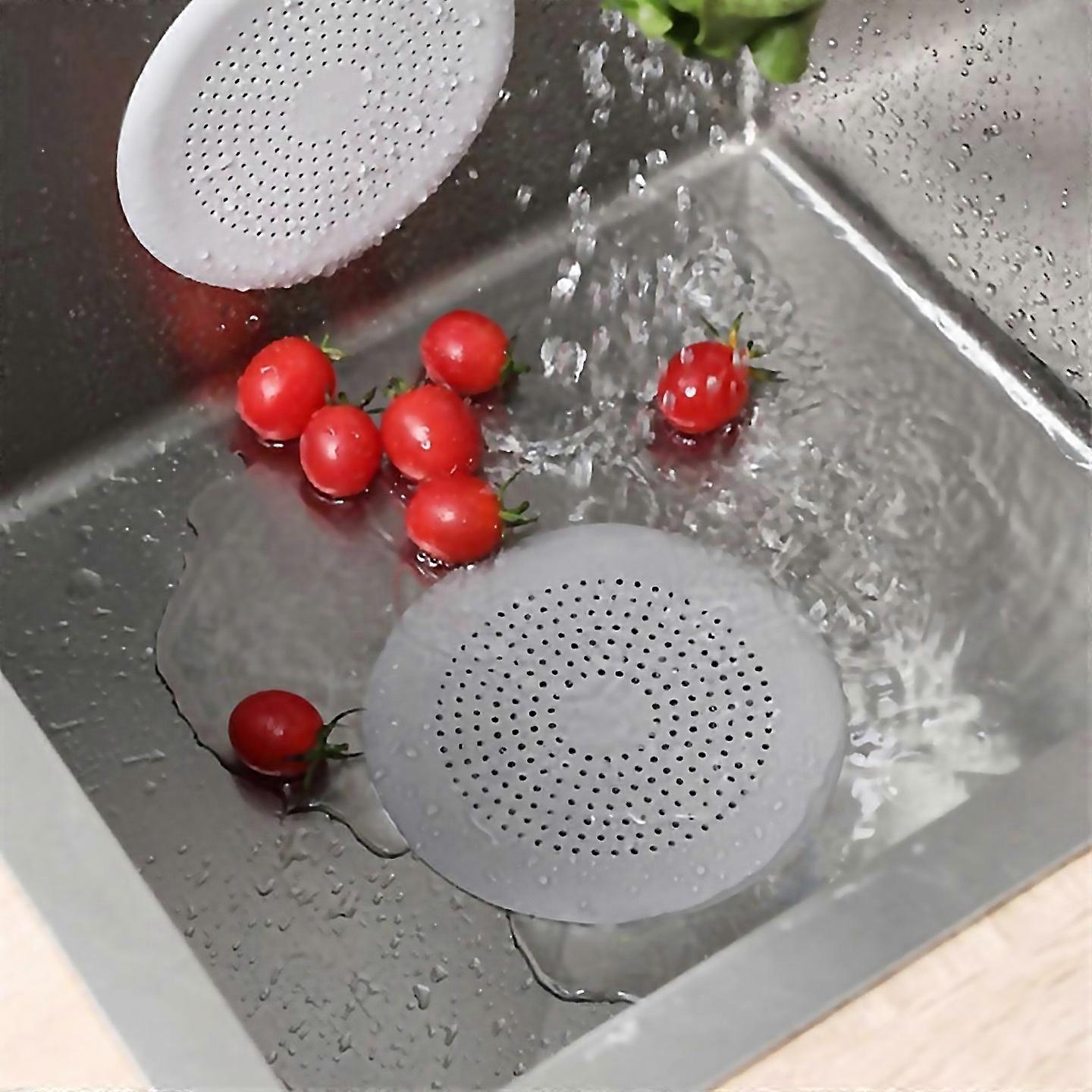 For Hair Filter Sink Anticlogging Filter Shower Floor Drain Pluggray