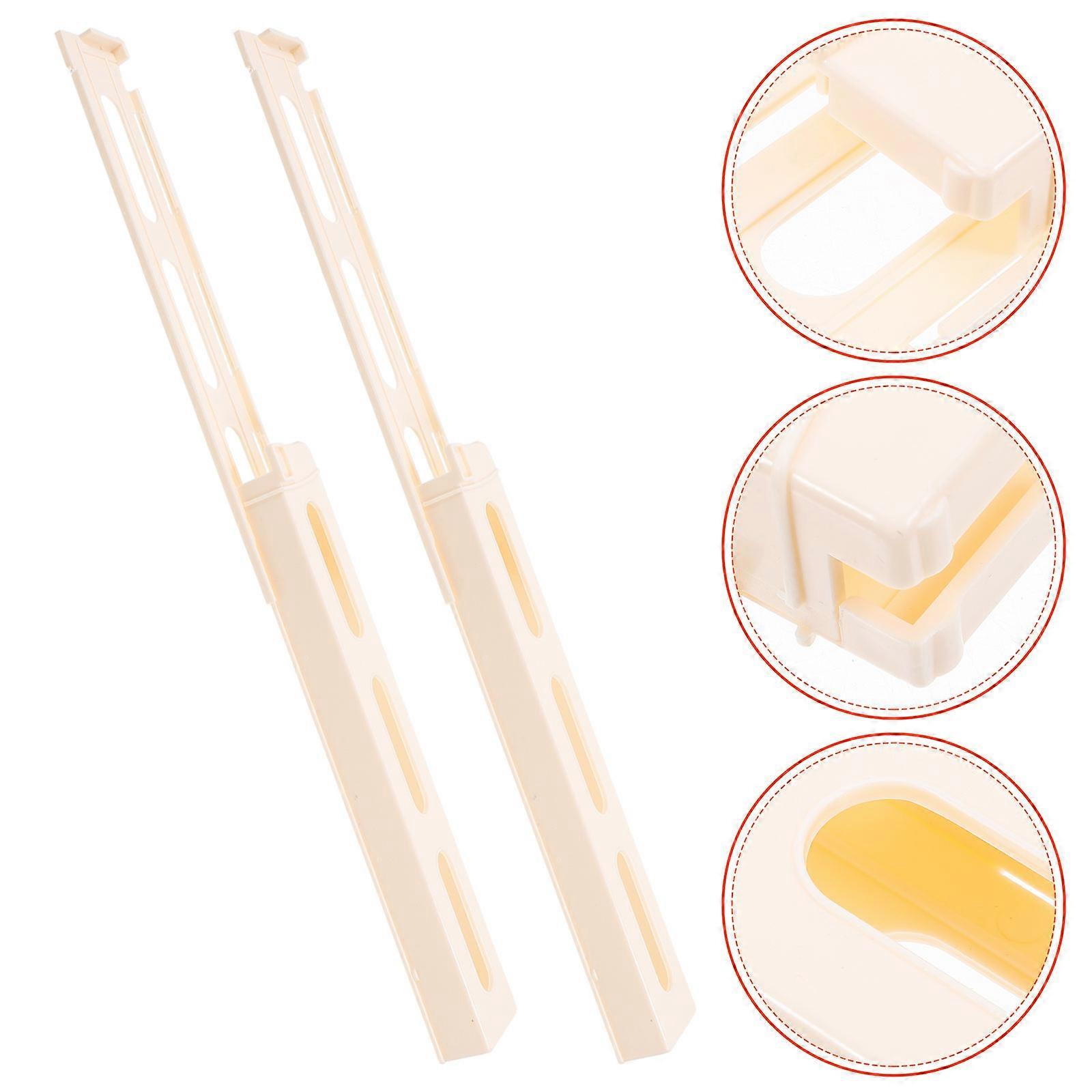 Domino Accessories 2Pcs Domino Clips Interactive Game Storage Light Yellow For Child Development