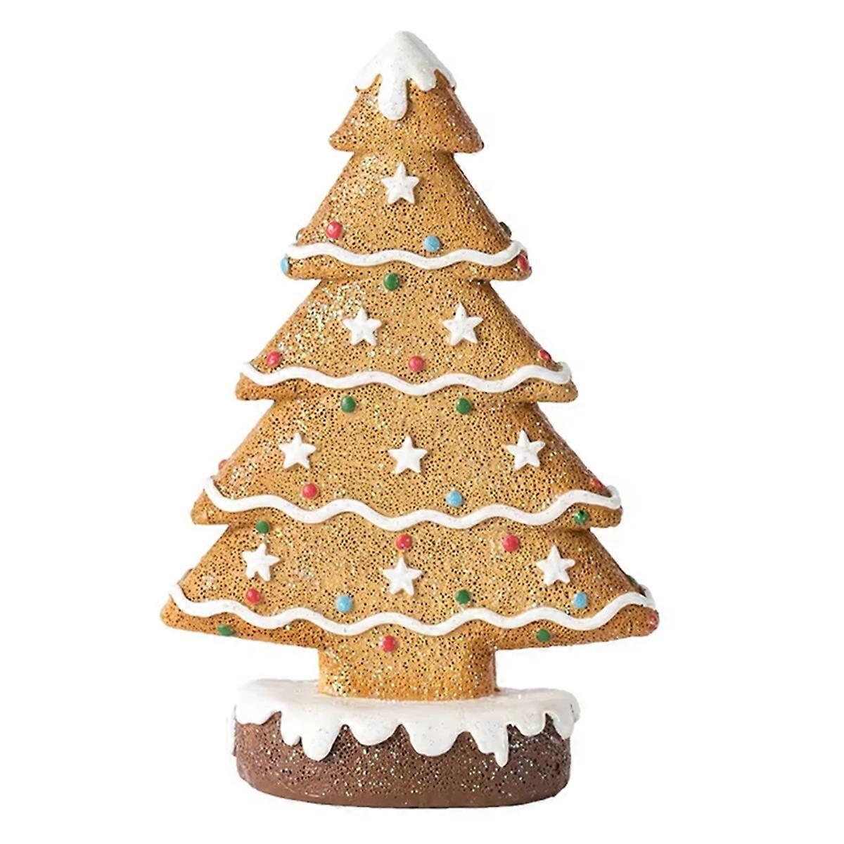 Home & Study Room Tabletop Decor Gingerbread Christmas Tree Ornaments